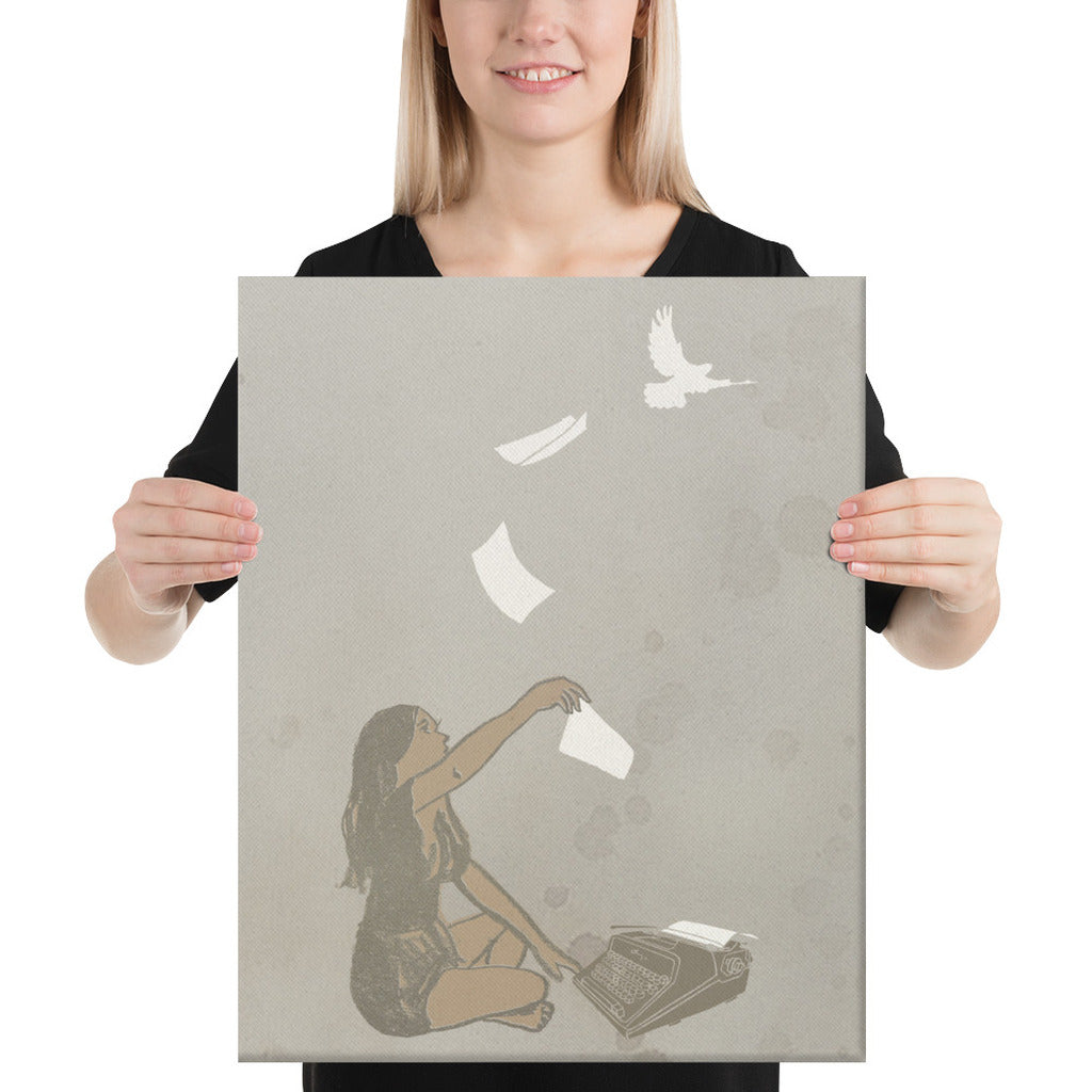 L'idee De La Fille - Canvas Print - 2 sizes - FREE SHIPPING