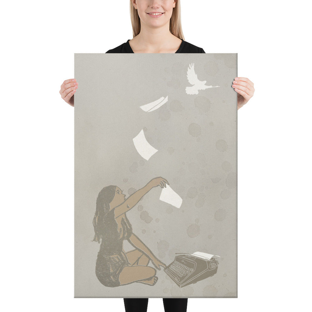 L'idee De La Fille - Canvas Print - 2 sizes - FREE SHIPPING