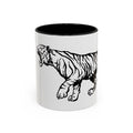 FIERCE (black and white) - Accent Coffee Mug (11oz)