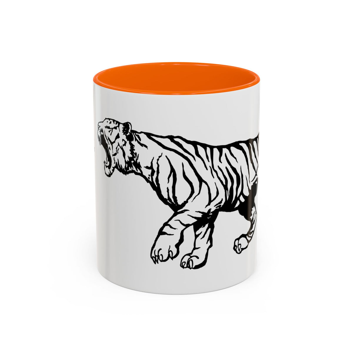 FIERCE (black and white) - Accent Coffee Mug (11oz)