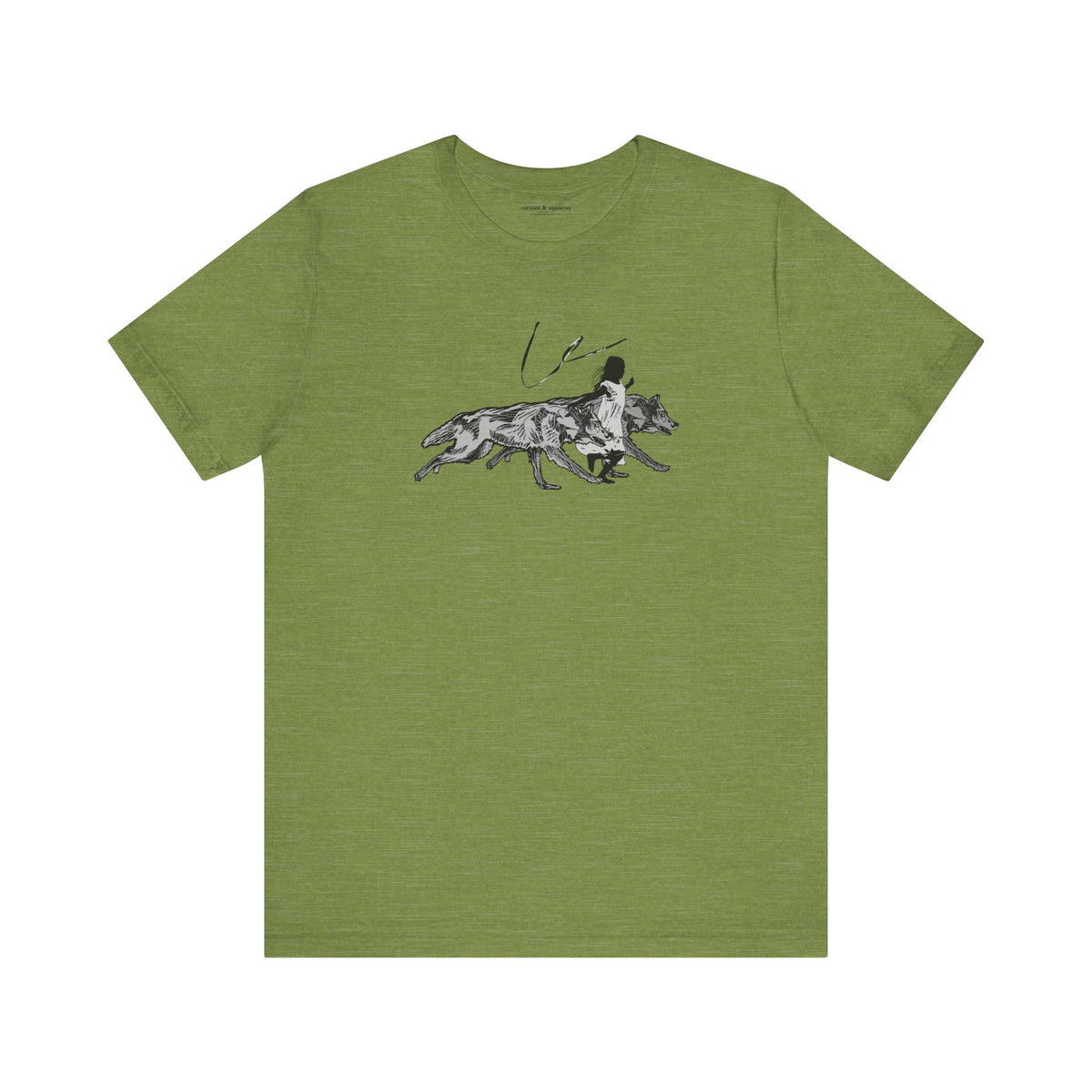 RUNNING WITH WOLVES - Unisex tee for men and women - FREE SHIPPING