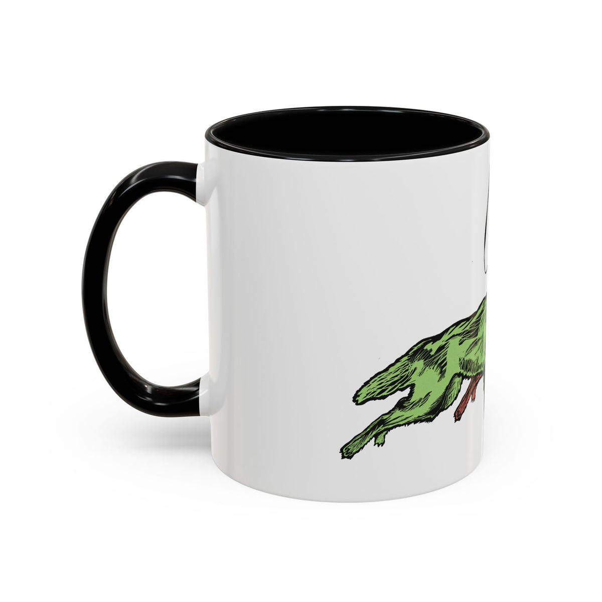 RUNNING WITH WOLVES (colorful) - Accent Coffee Mug (11oz)