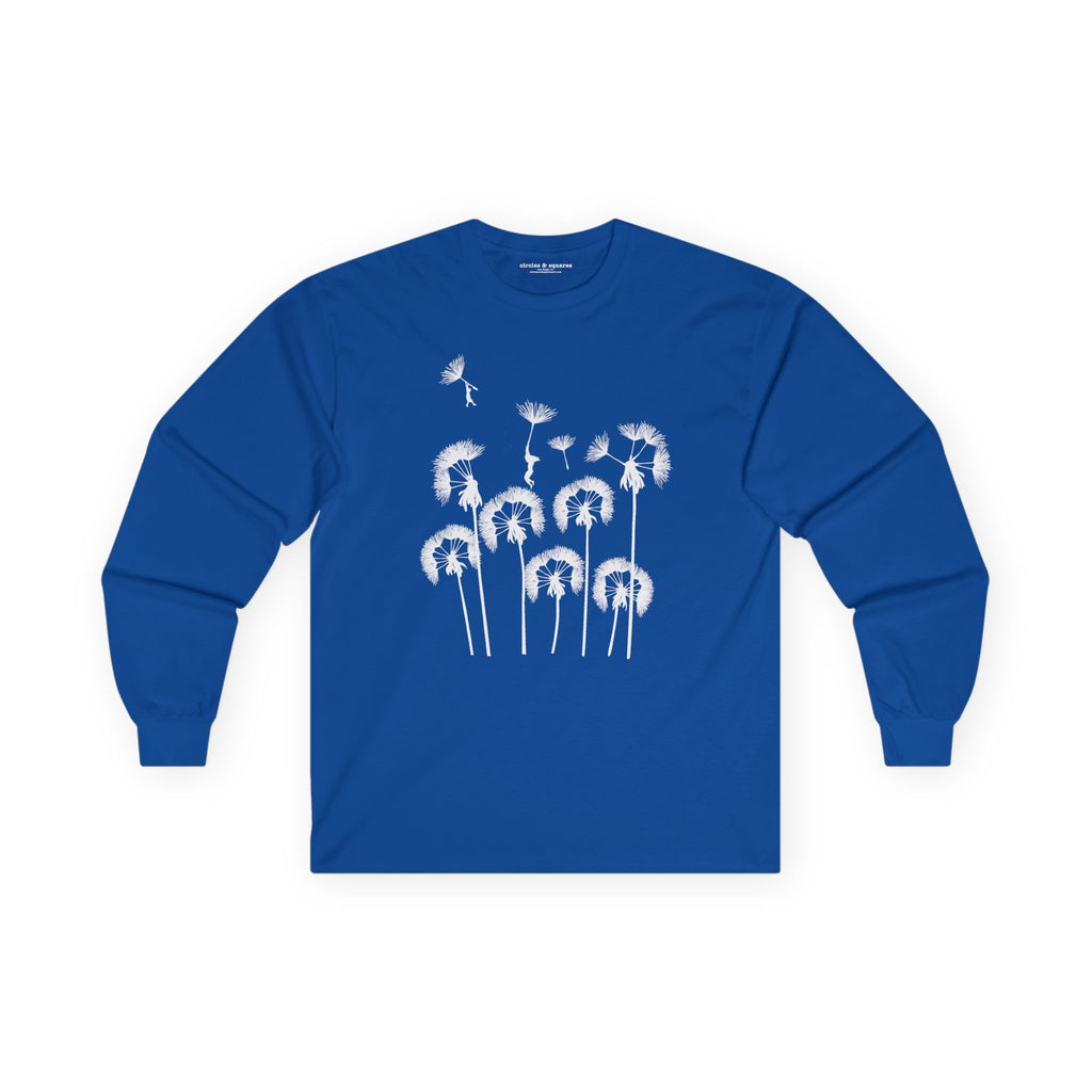 DANDELION DREAM - long sleeve unisex tee for men and women