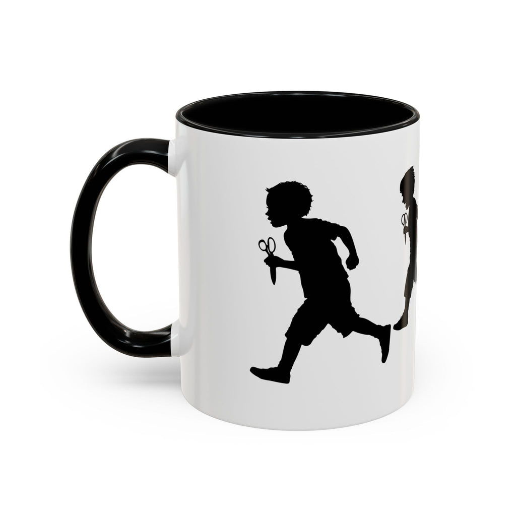 RUNNING WITH SCISSORS Accent Coffee Mug 11oz
