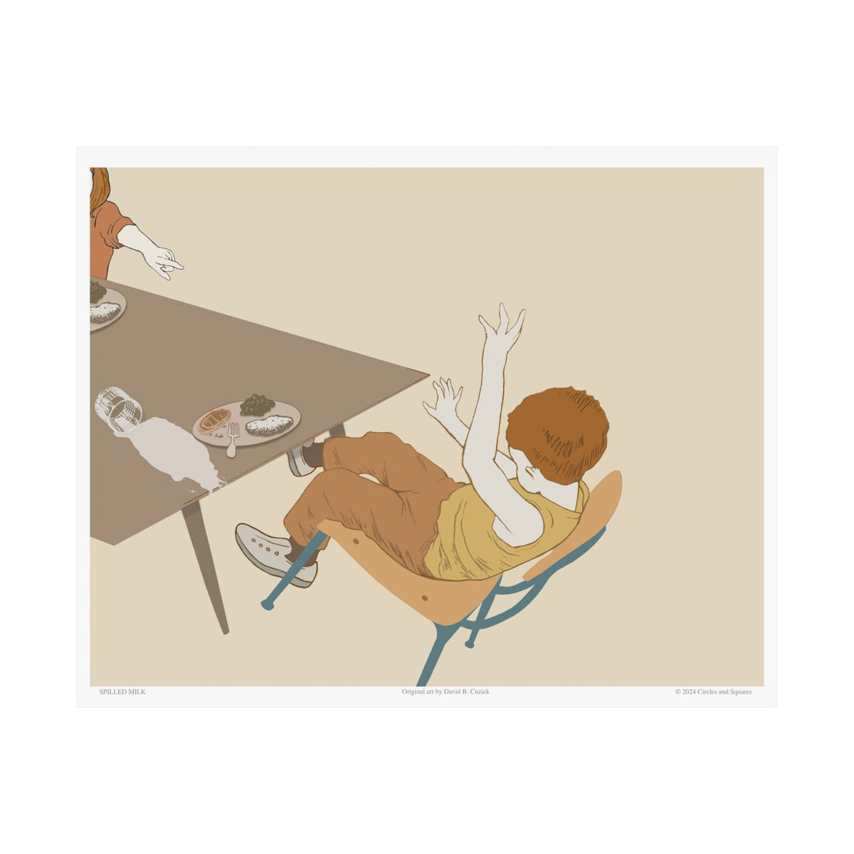 SPILLED MILK - poster - 3 sizes