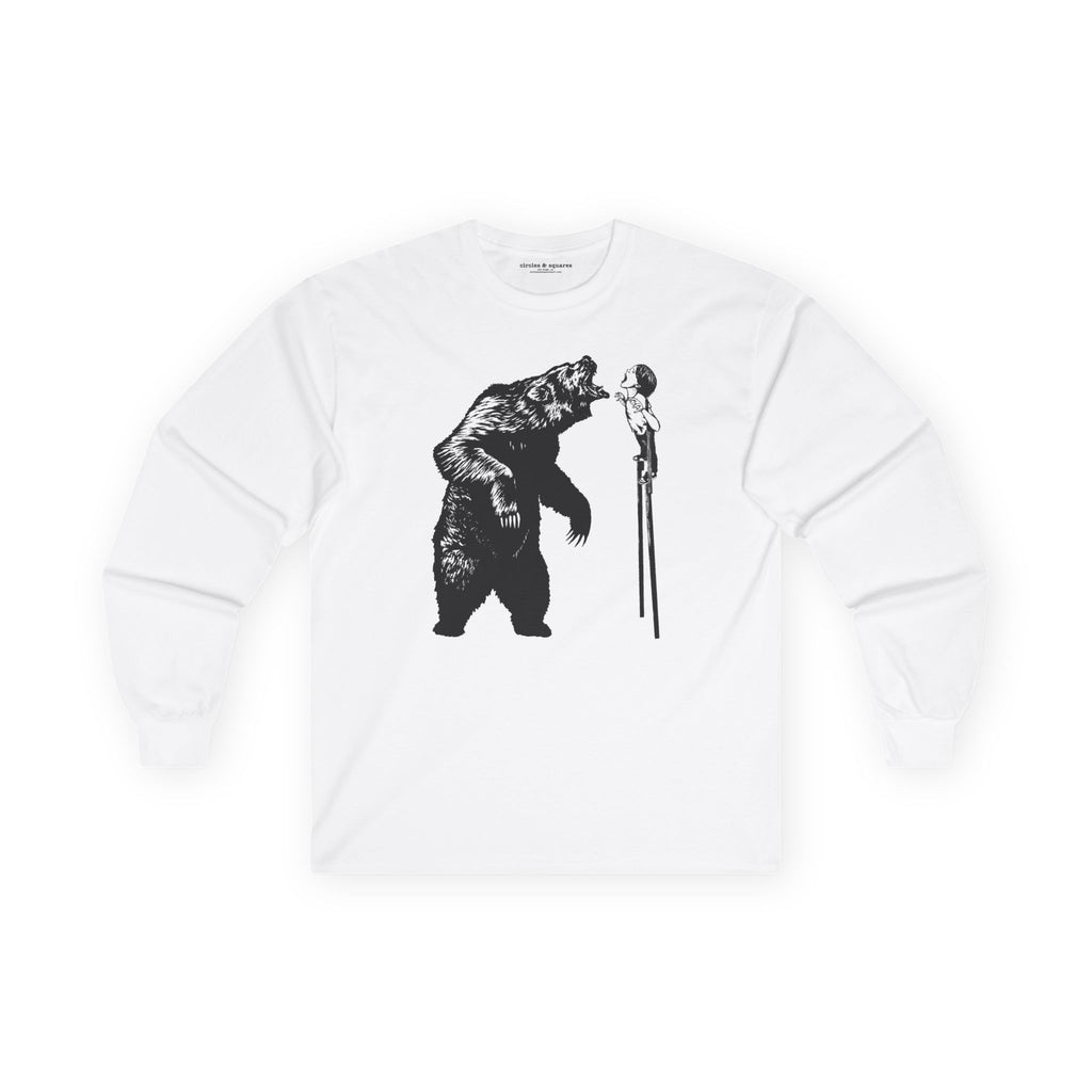FIERCE ON STILTS - long sleeve unisex tee for men and women