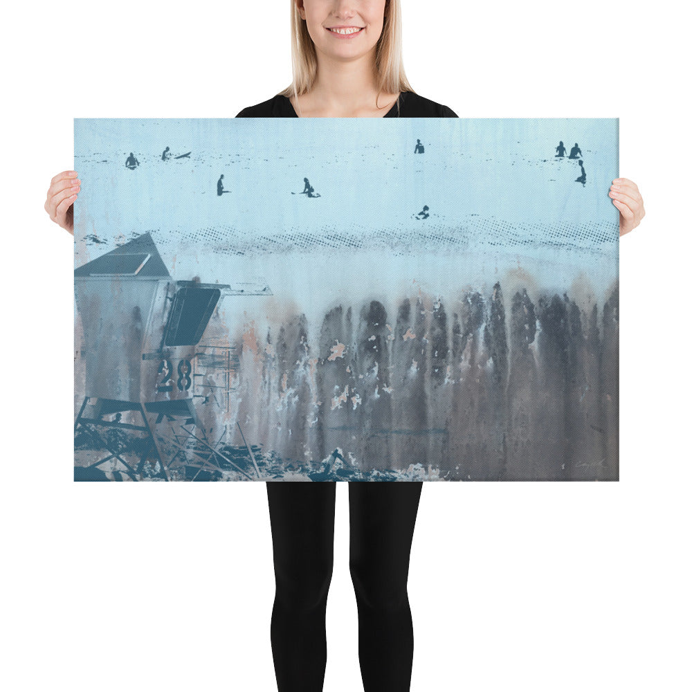 BEACH SCENE - Canvas Print - 2 sizes - FREE SHIPPING
