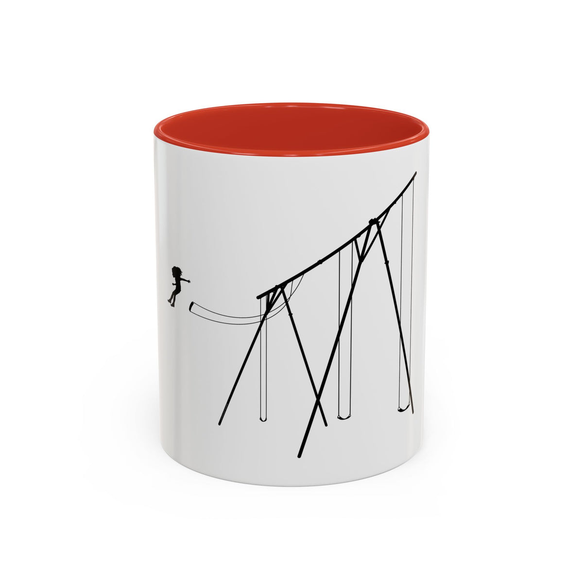 Jump (girl) - Accent Coffee Mug (11oz)