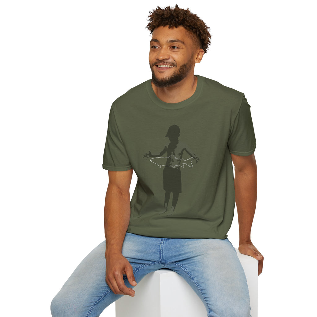 A FISH STORY - unisex tee for men and women