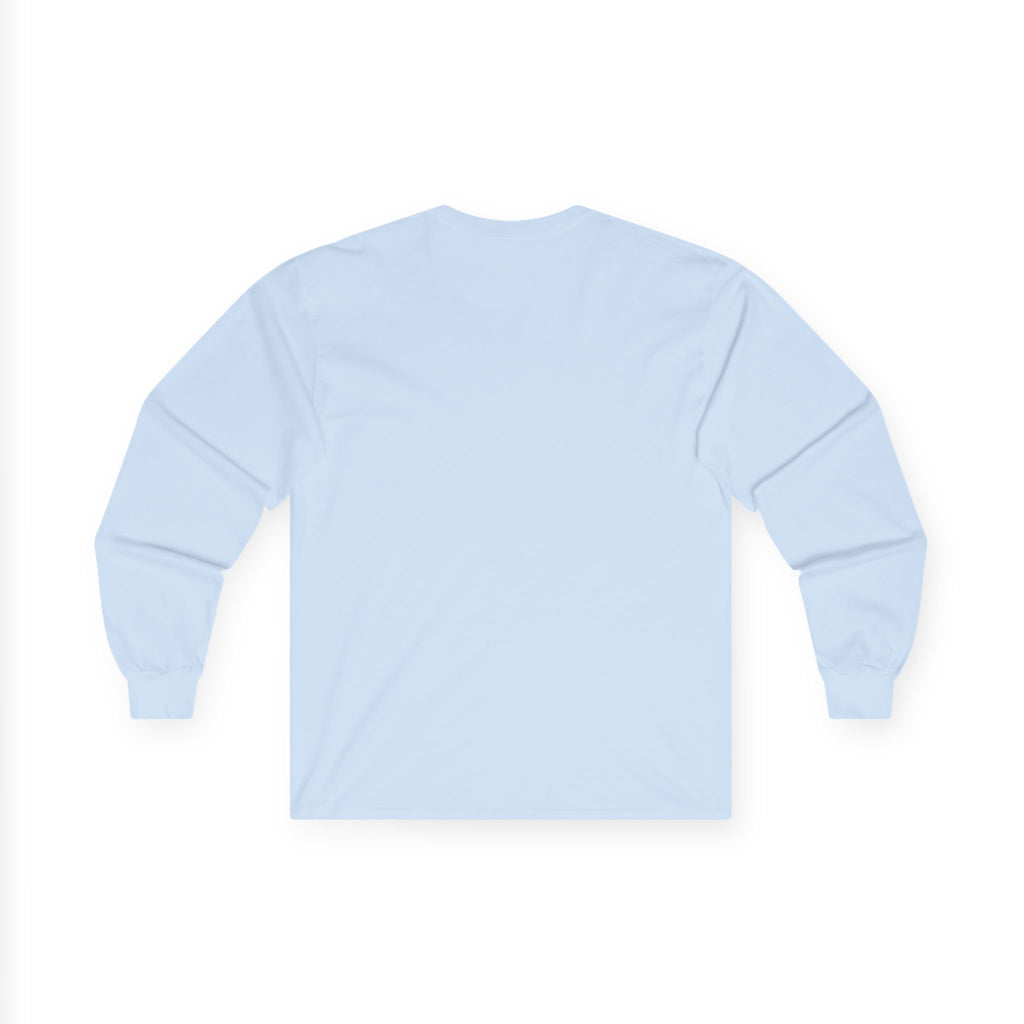 RUNNING WITH WOLVES - Black and White - long sleeve unisex tee for men and women