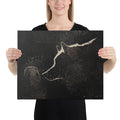 NIGHT ENCOUNTER - Canvas Print - 2 sizes - FREE SHIPPING