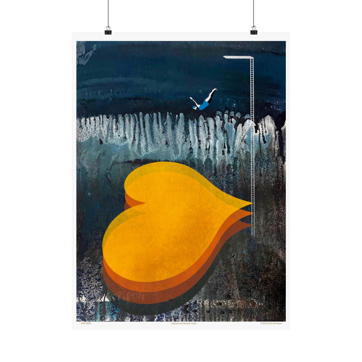 DIVE DEEP - poster - 3 sizes