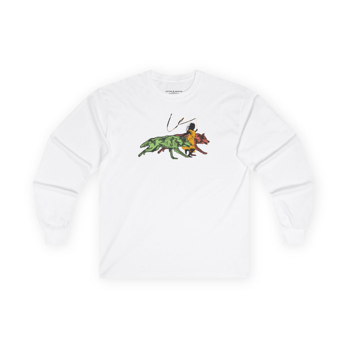 RUNNING WITH WOLVES - color - long sleeve unisex tee for men and women