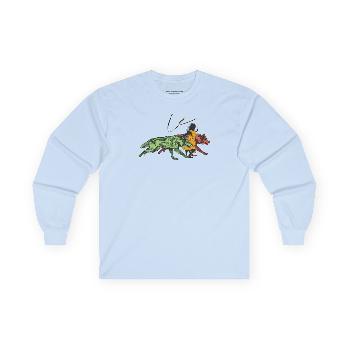 RUNNING WITH WOLVES - color - long sleeve unisex tee for men and women