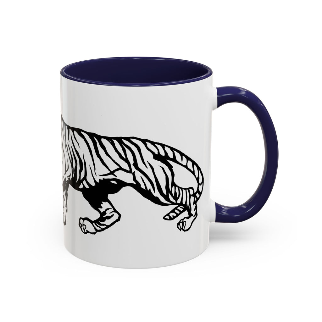 FIERCE (black and white) - Accent Coffee Mug (11oz)