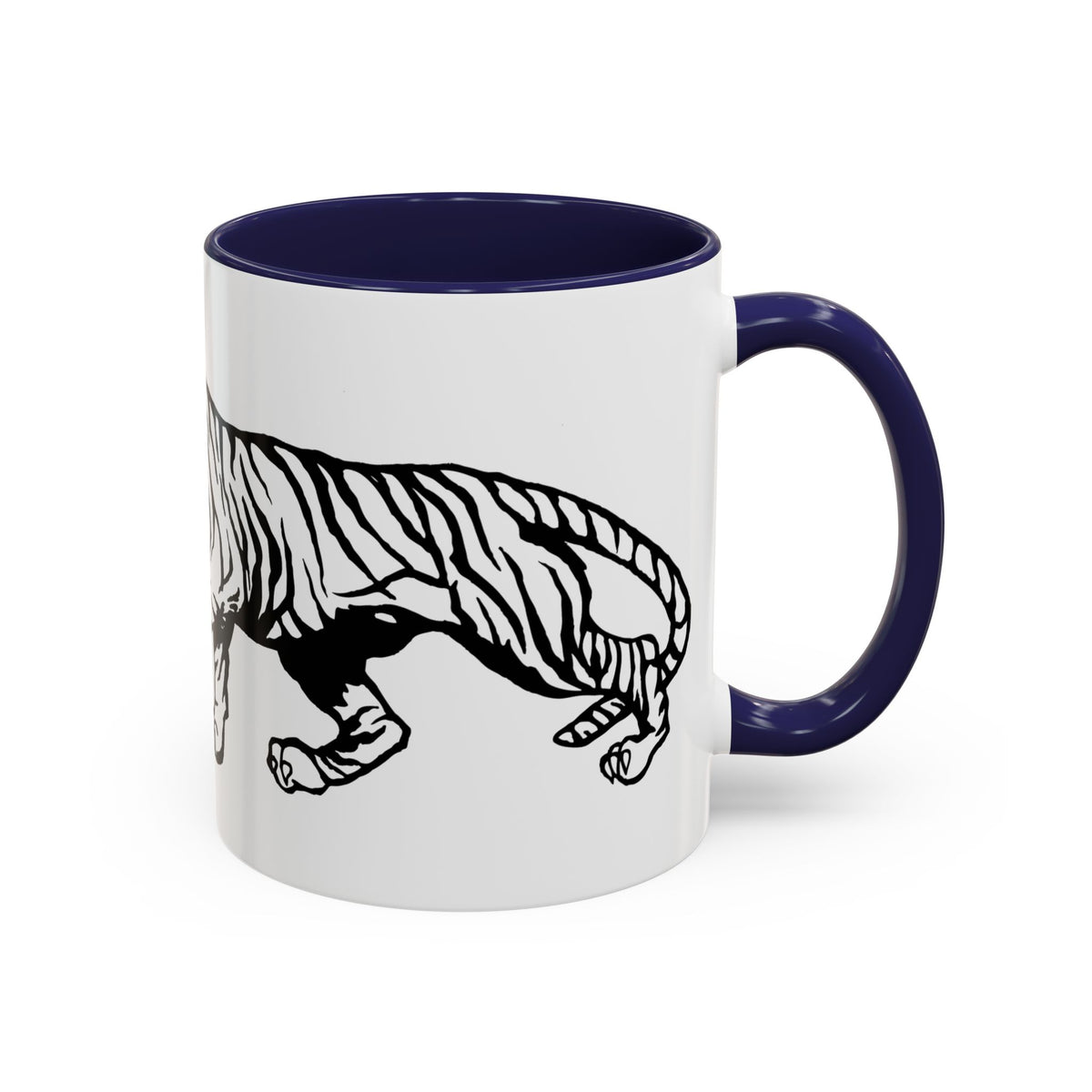FIERCE (black and white) - Accent Coffee Mug (11oz)