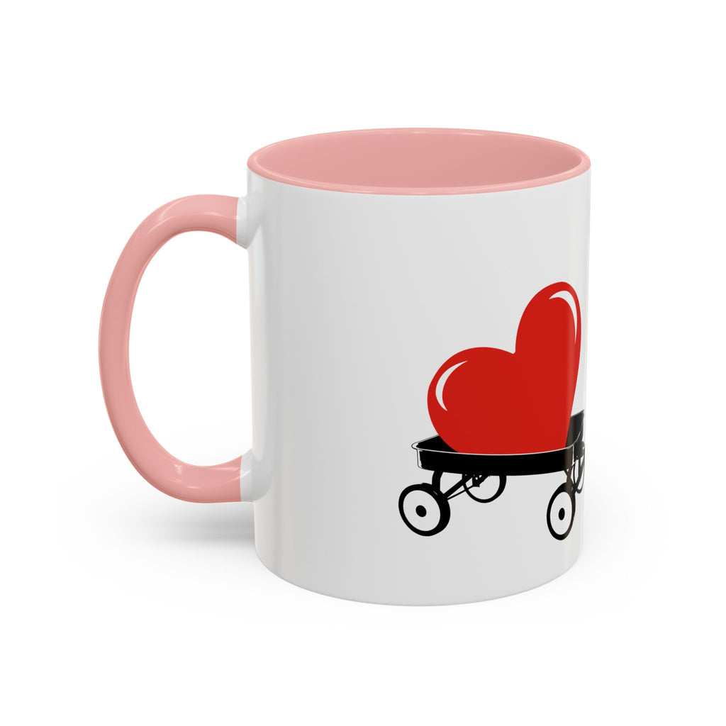 HEART TOO BIG TO CARRY - Accent Coffee Mug (11oz)
