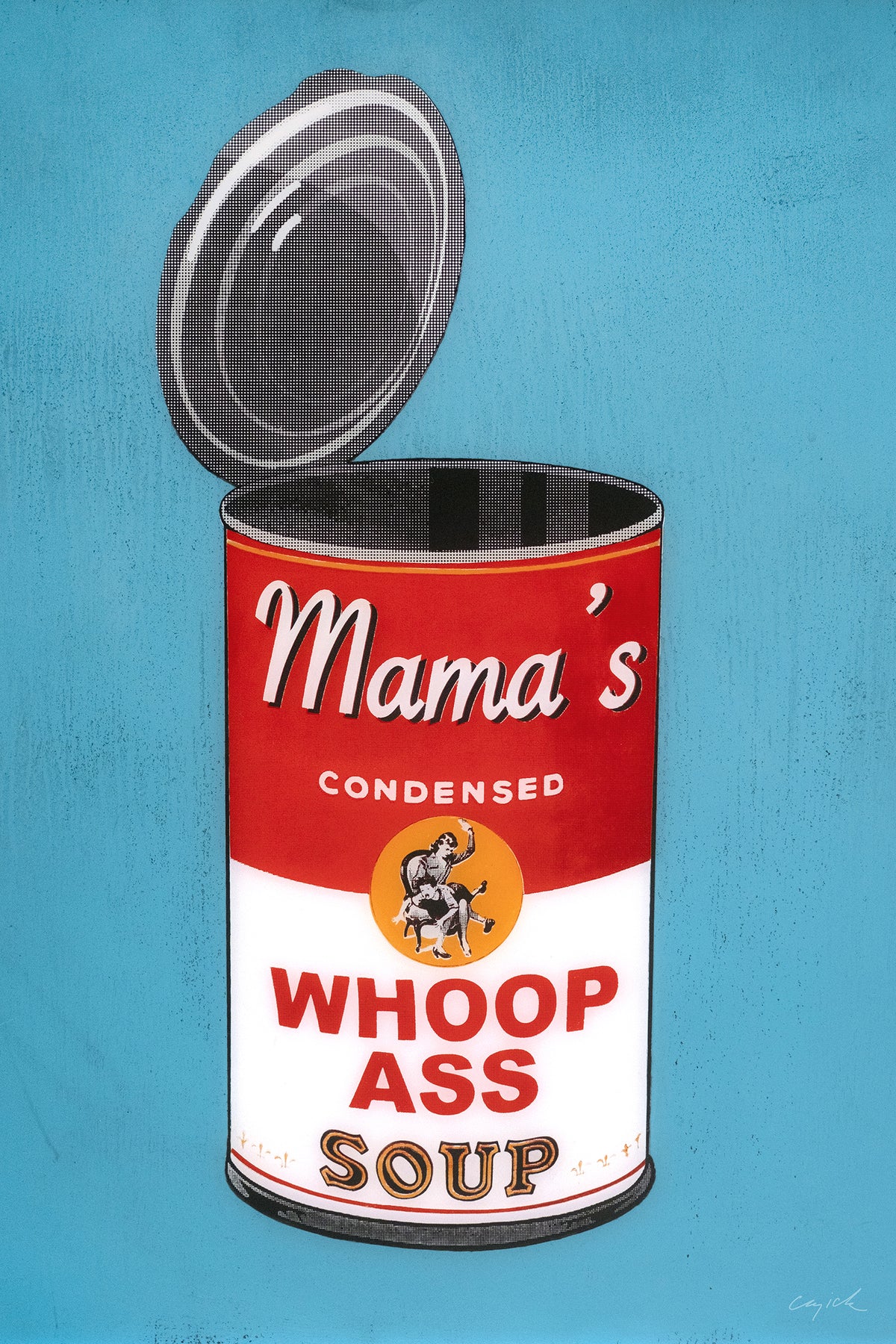 WHOOPASS - Canvas Print - 2 sizes - FREE SHIPPING
