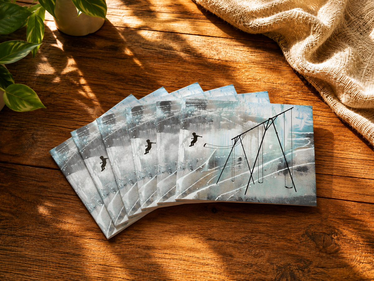 JUMP - greeting card with envelope - single and multi pack. Free shipping