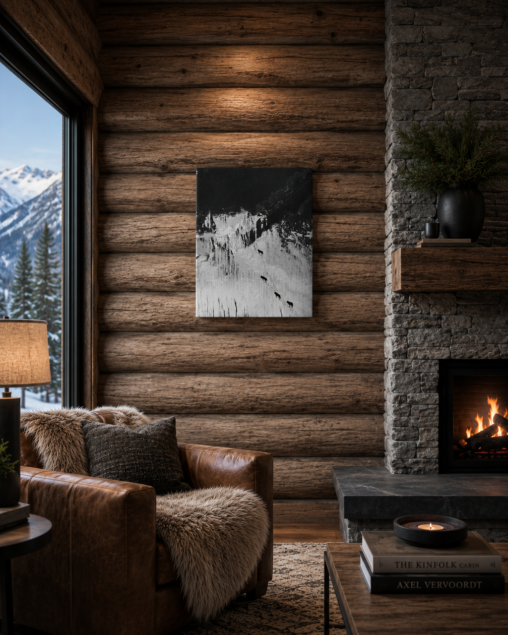 WOLF PACK - Canvas Print - 2 sizes - FREE SHIPPING