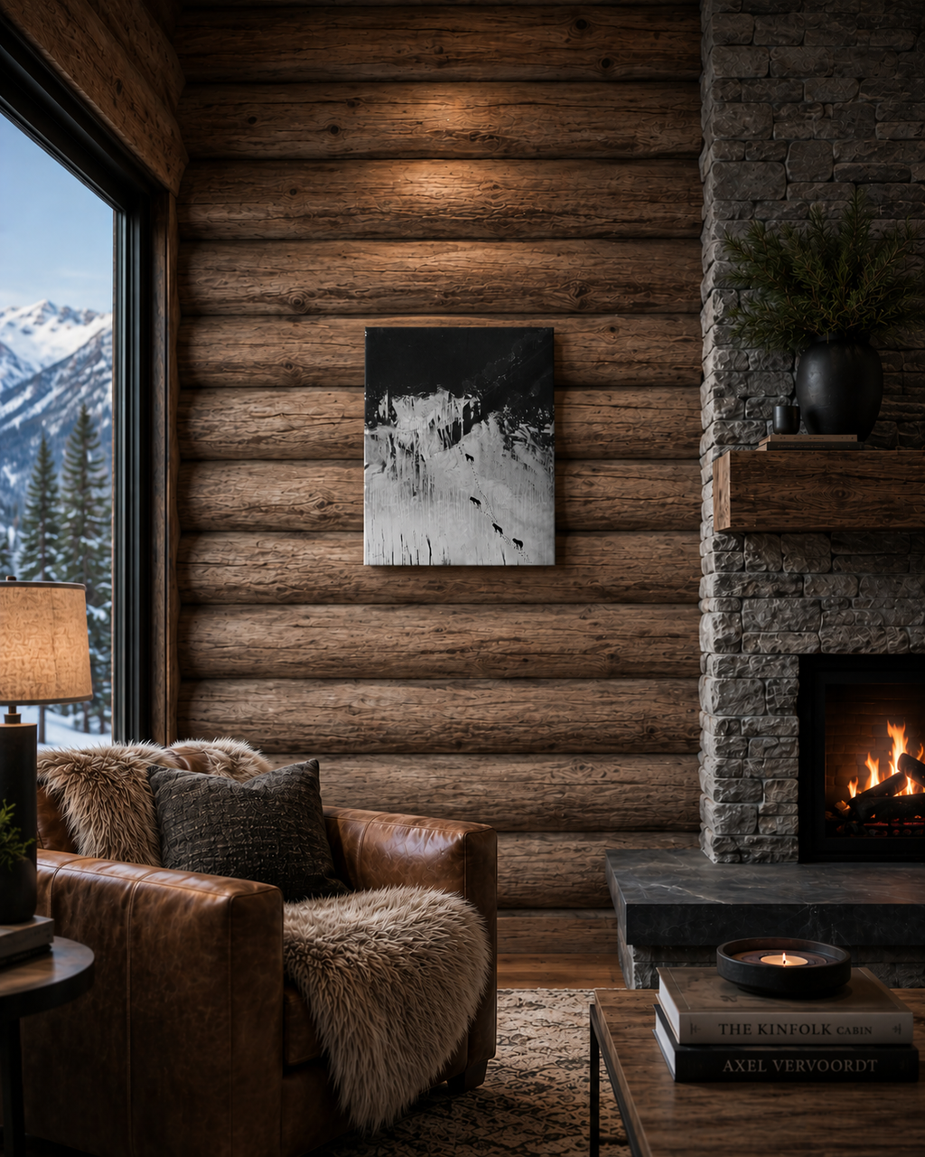 WOLF PACK - Canvas Print - 2 sizes - FREE SHIPPING
