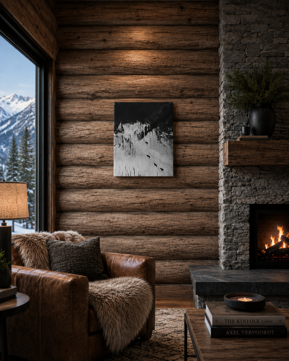 WOLF PACK - Canvas Print - 2 sizes - FREE SHIPPING
