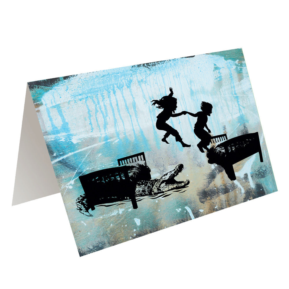HOT LAVA - greeting card with envelope - single and multi pack. Free shipping