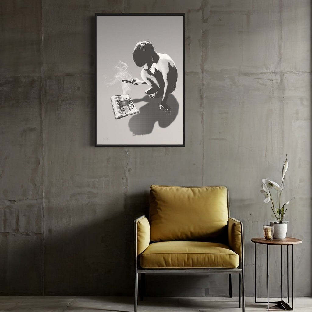 STRANGE TIMES - Canvas Print - 2 sizes - FREE SHIPPING