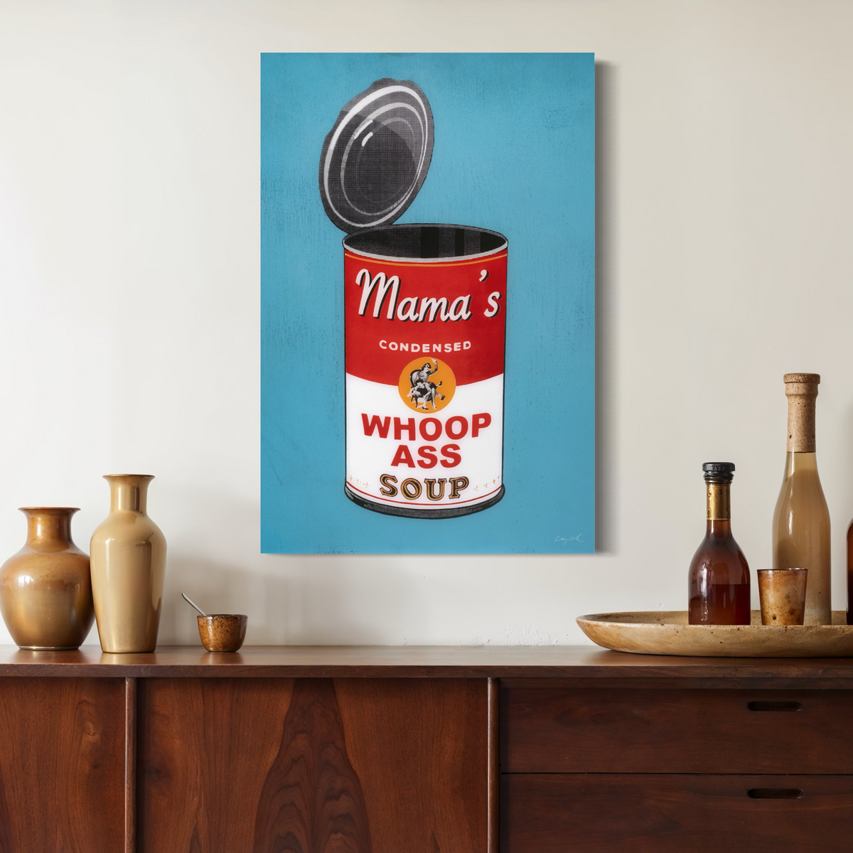 WHOOPASS - Canvas Print - 2 sizes - FREE SHIPPING