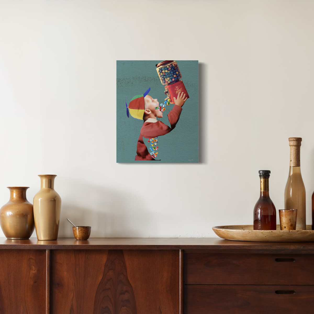 IT'S ALL MINE  - Canvas Print - 2 sizes - FREE SHIPPING