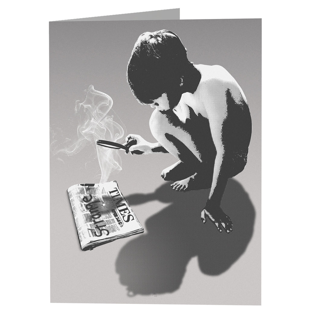 STRANGE TIMES - greeting card with envelope - single and multi pack. Free shipping