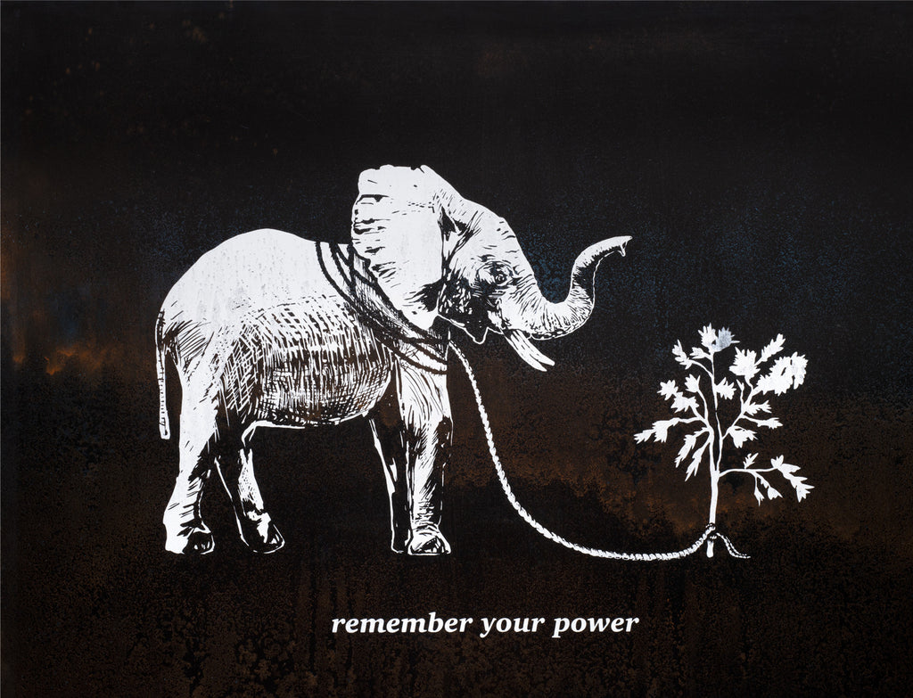 REMEMBER YOUR POWER - greeting card with envelope - single and multi pack. Free shipping