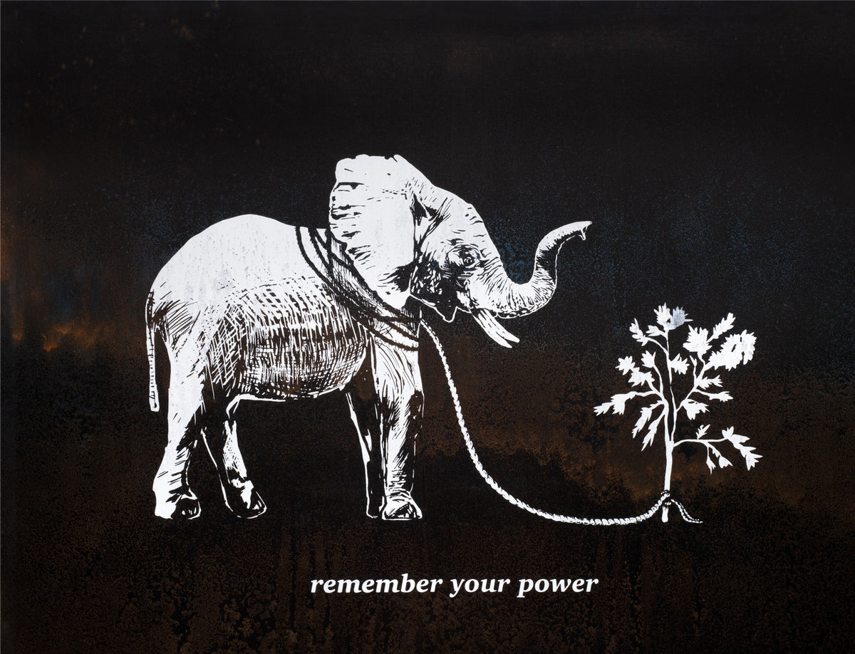REMEMBER YOUR POWER - greeting card with envelope - single and multi pack. Free shipping