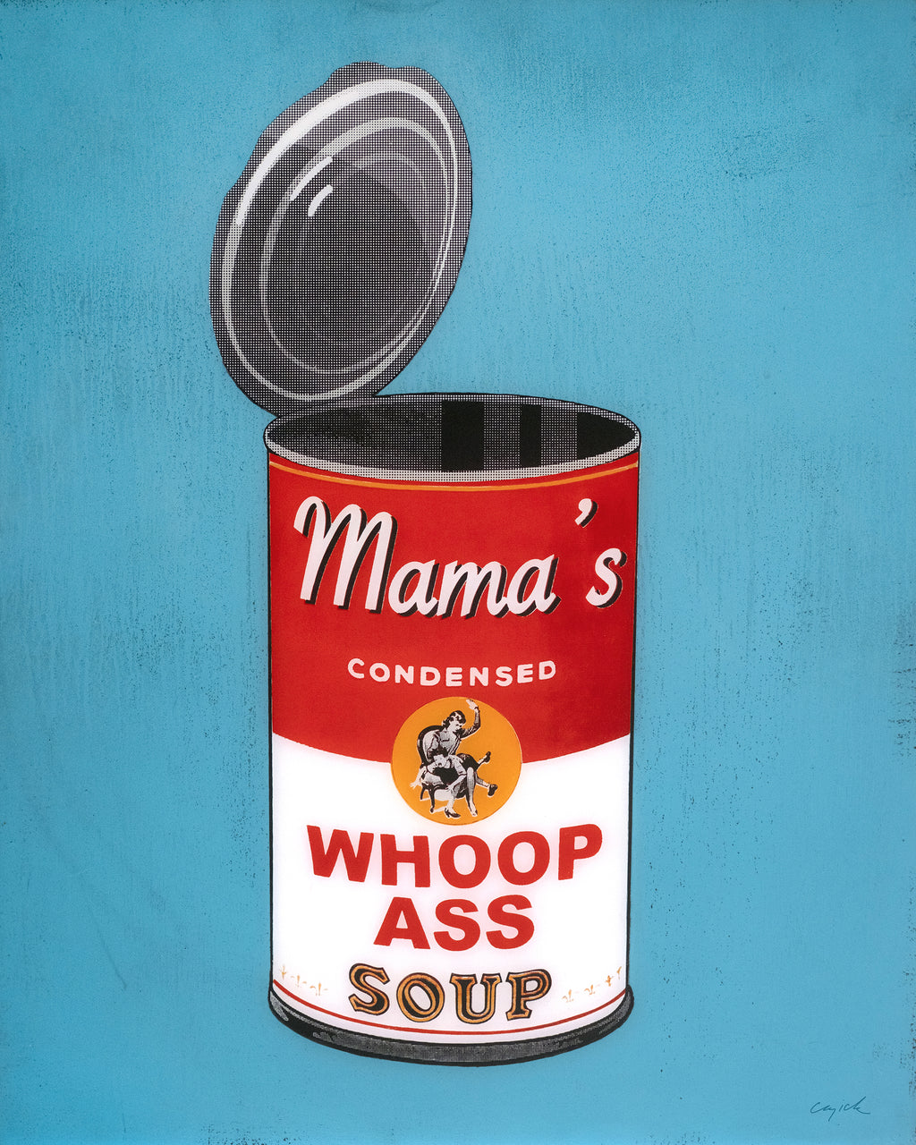WHOOPASS - Canvas Print - 2 sizes - FREE SHIPPING