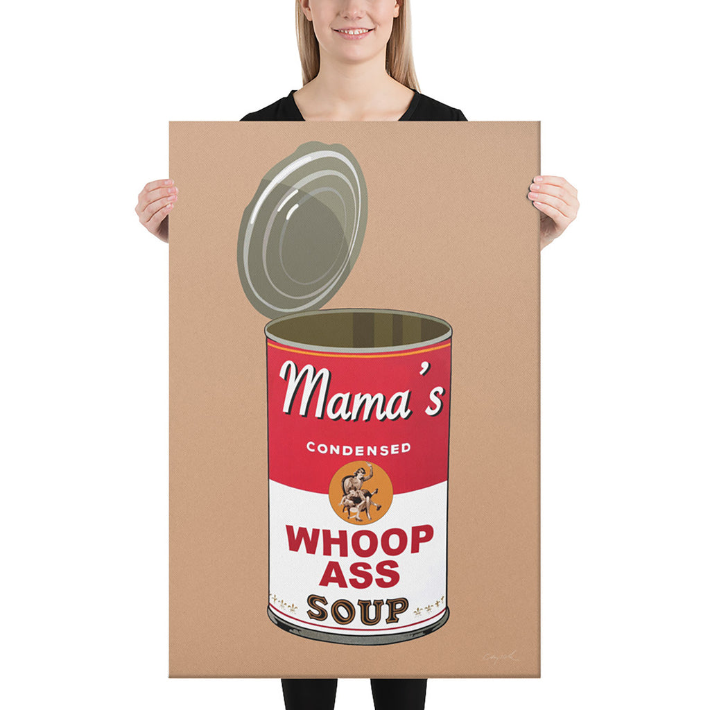 24x36 inch Whoop-Ass canvas