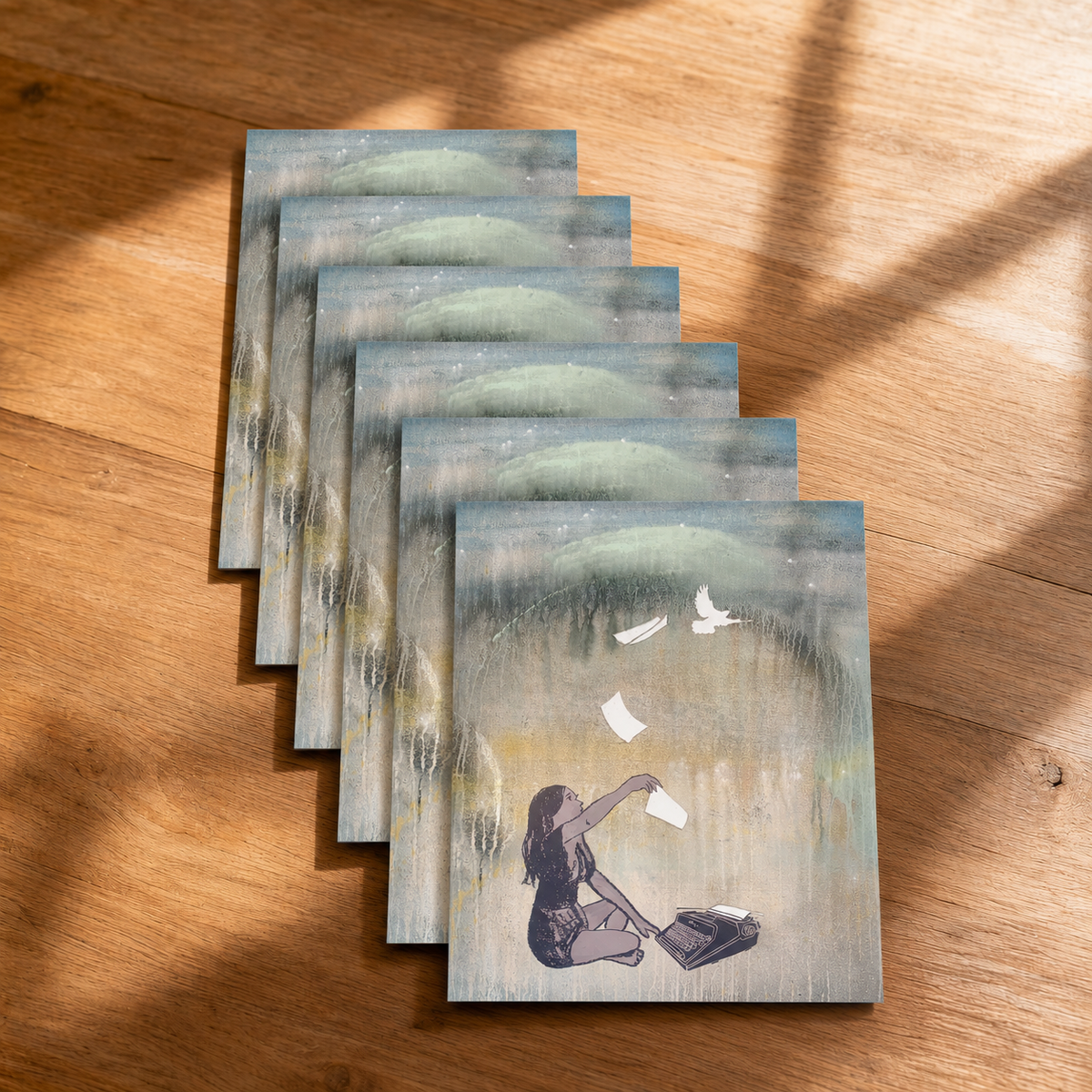 L'IDEE DE LA FILLE - greeting card with envelope - single and multi pack. Free shipping