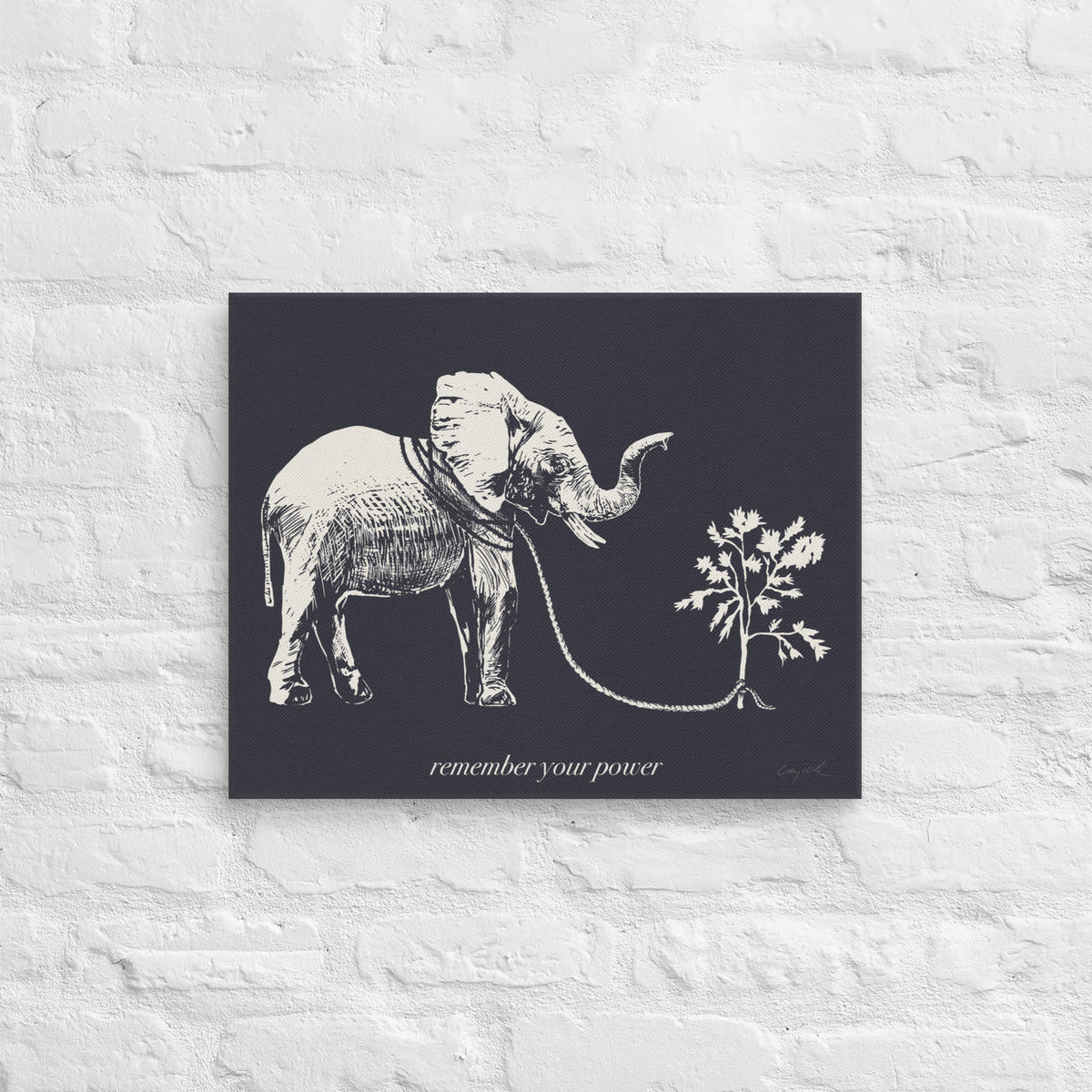 REMEMBER YOUR POWER - Canvas Print - 2 sizes - FREE SHIPPING