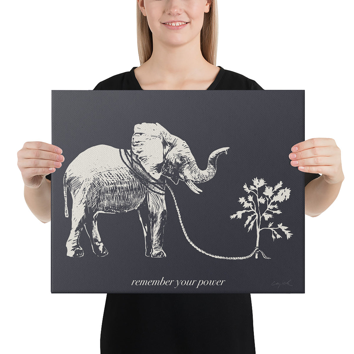 Remember Your Power 16x20 canvas
