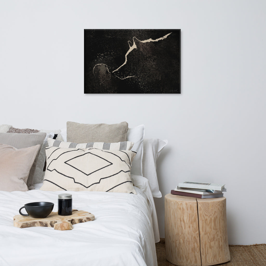 24x36 NIGHT ENCOUNTER canvas