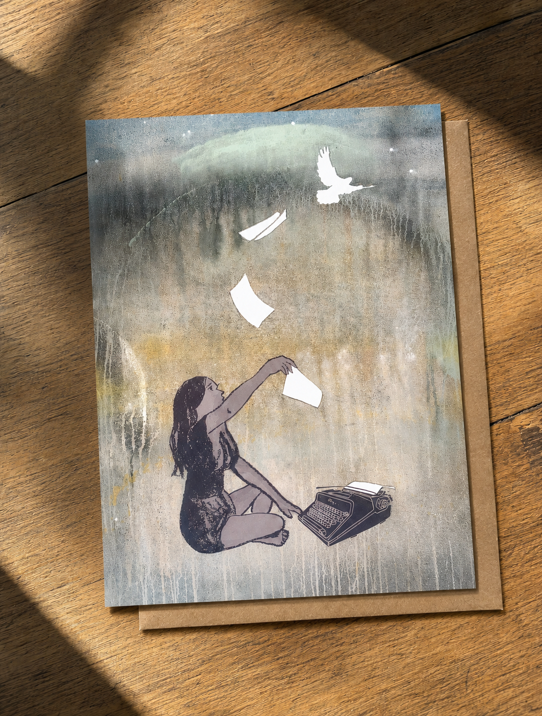 L'IDEE DE LA FILLE - greeting card with envelope - single and multi pack. Free shipping