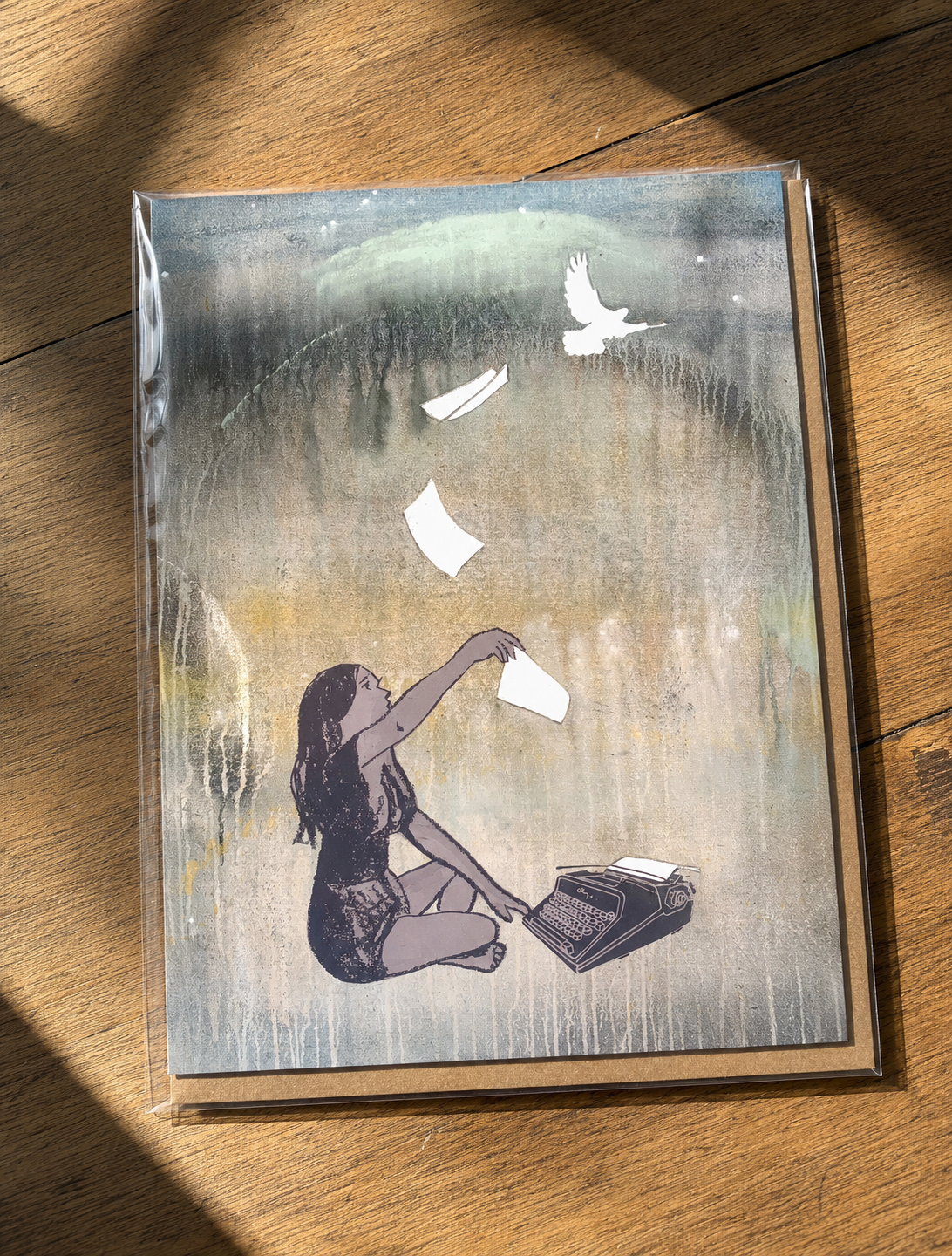 L'IDEE DE LA FILLE - greeting card with envelope - single and multi pack. Free shipping