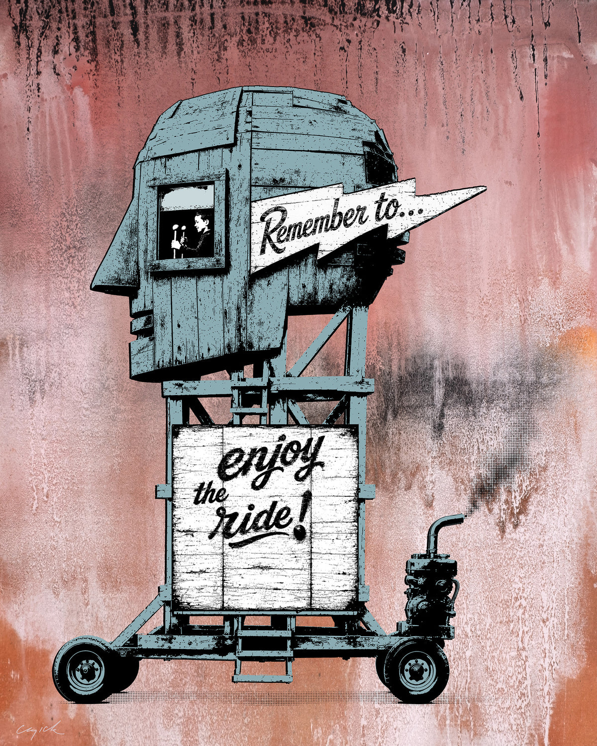 Remember To Enjoy The Ride canvas print